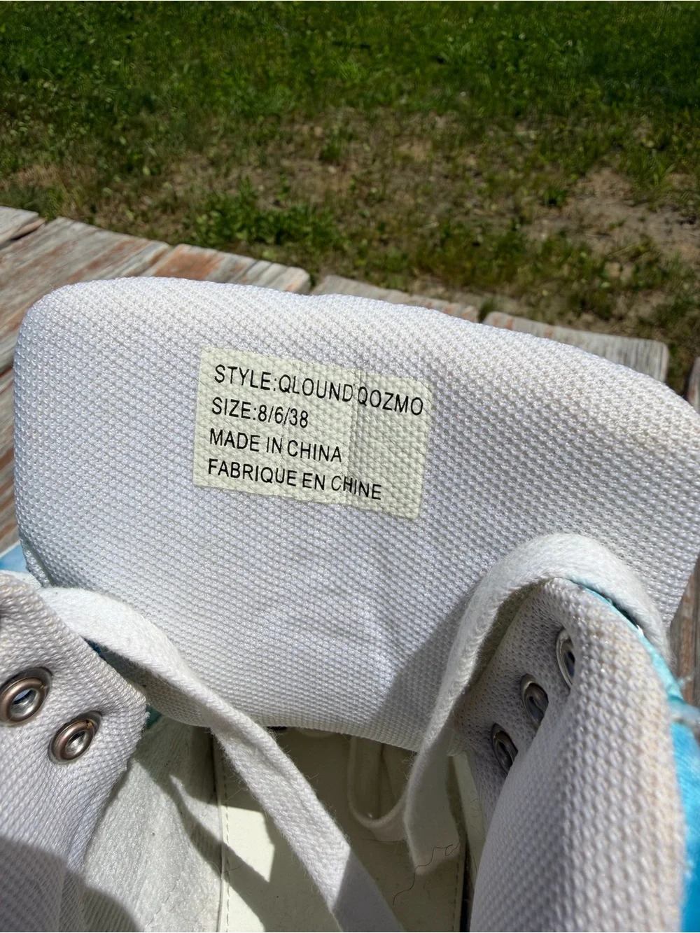 YRU Qloud Sky High Clear Fillable Platform Sneakers